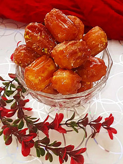 عکسی از دستور بامیه عسلی