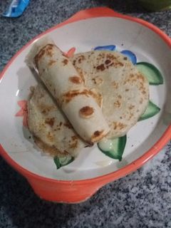 Una foto de Panqueques con manjar