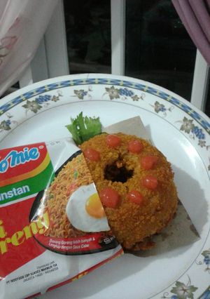 Foto resep Donat indomie tanpa telor tanpa kukus