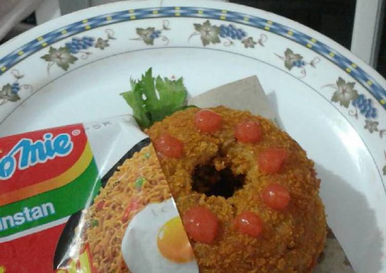 Donat indomie tanpa telor tanpa kukus