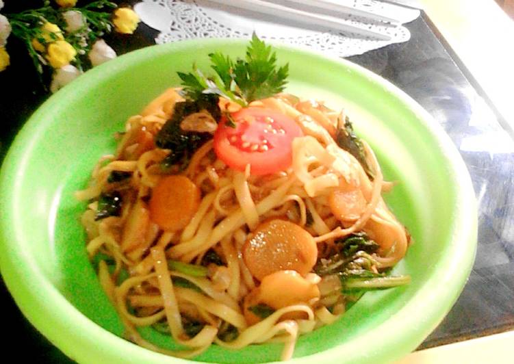 Resep Mie Goreng Wortel dan Sayur, Enak