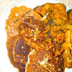 Homemade gurasa A picture of Homemade gurasa.