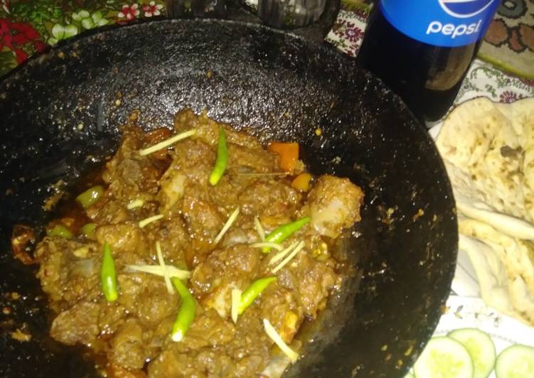 Steps to Prepare Ultimate Mutton karahi without gravy