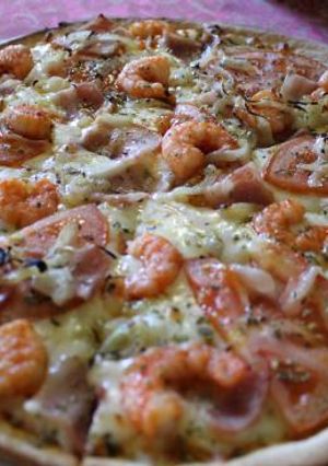 Una foto de Pizzas Top- pizza Mediterránea cremosa