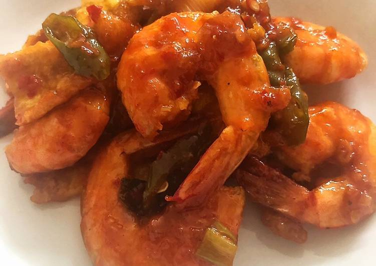 Resep Udang Telor Pedas Gurih yang Enak Banget