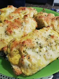 Una foto de Paninis de pollo al curry