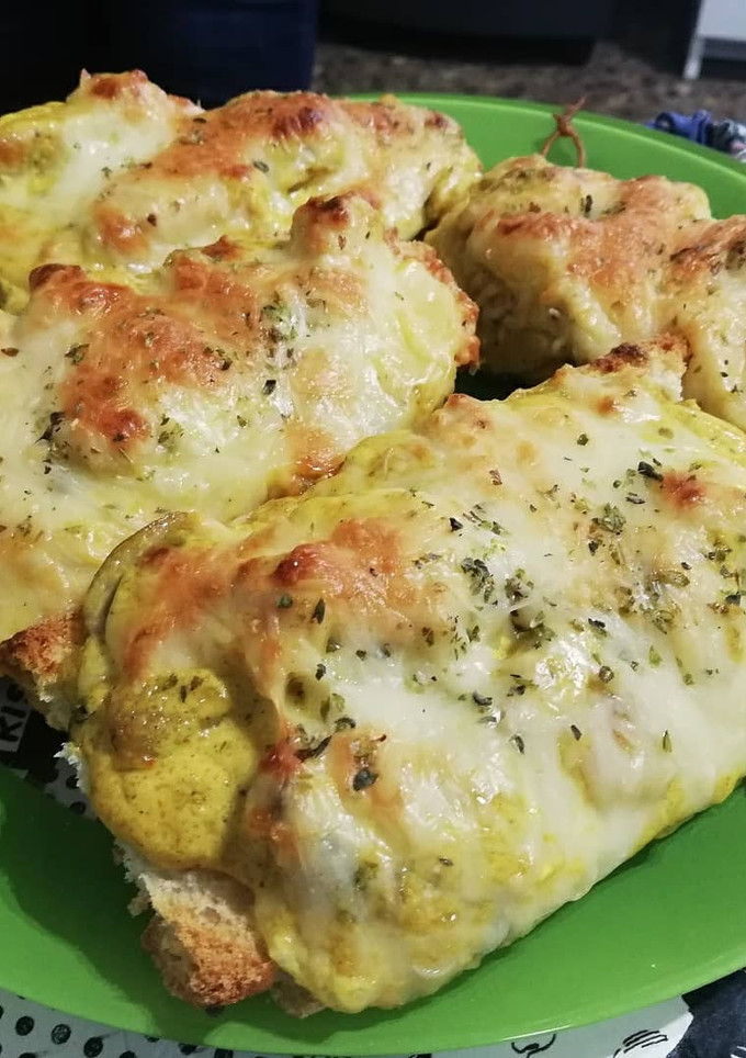 Una foto de Paninis de pollo al curry