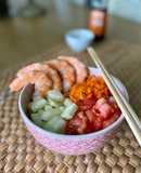 Poke Bowl de langostinos
