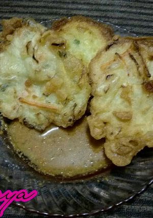 Foto resep Bakwan sayur bumbu pecel