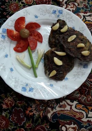 عکسی از دستور کوکو پیازچه 😊