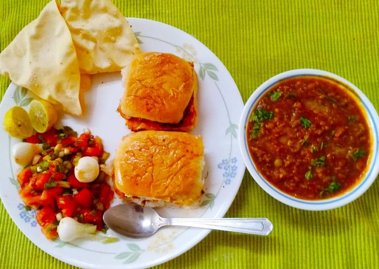 Simple Way to Make Quick Instant Pav Bhaji