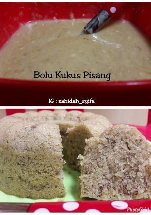 Foto resep Cake Pisang Legit Kukus Tanpa Mixer