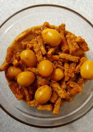 Foto resep Semur Tempe Telur Puyuh