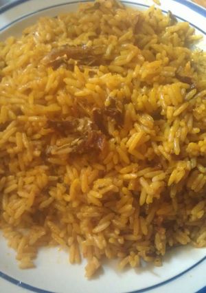 A picture of Native jollof rice.
