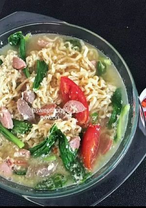 Foto resep Mie rebus mie godog mie tek tek mie abang abang