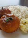 Bollos pelones con pollo