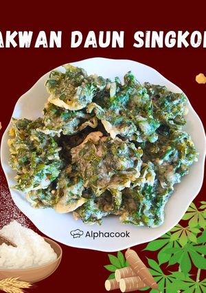 Foto resep Bakwan Daun Singkong