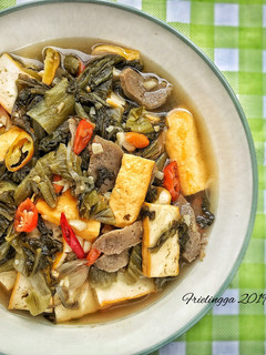Foto resep Tumis tahu-sayur asin