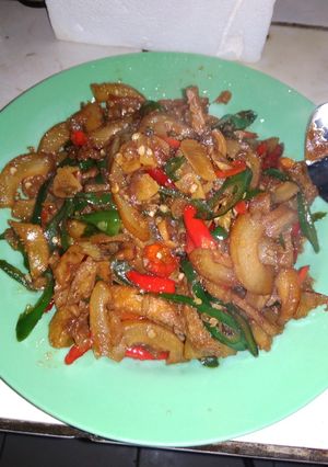 Foto resep Kikil cabe ijo simple