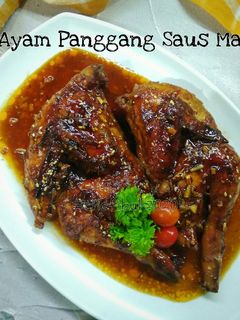 Foto resep Ayam Panggang Saus Madu