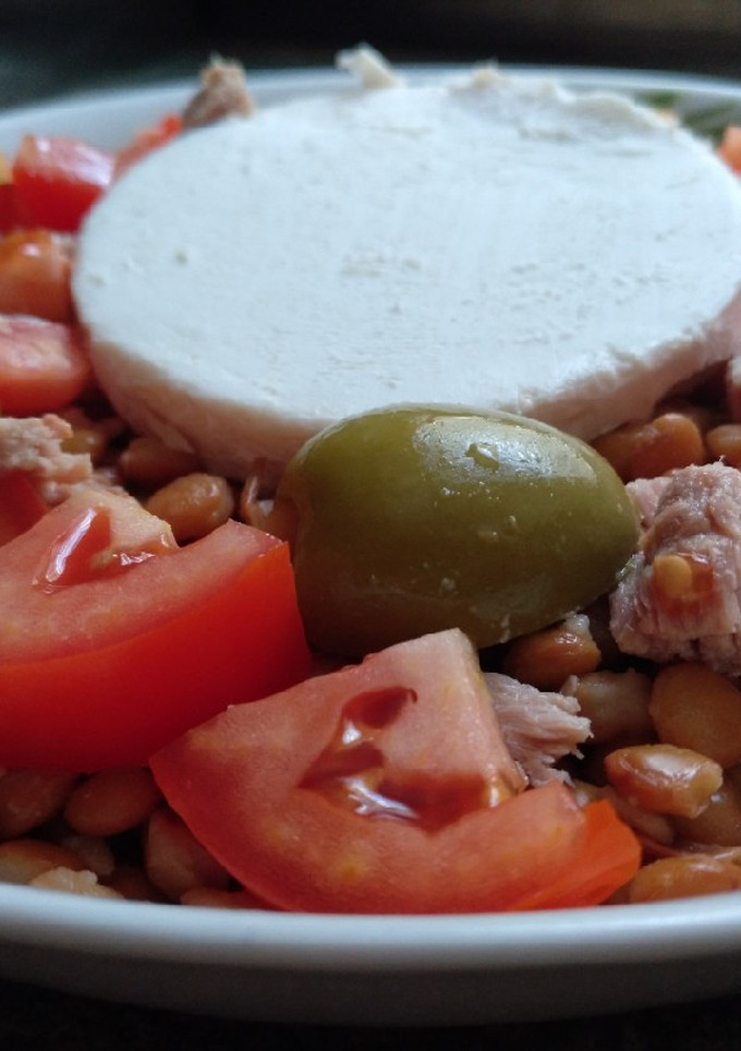 Una foto de Ensalada fresca de lentejas