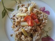 Une photo de risotto asperges