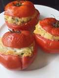 Tomates farcies à la brandade de morue toute prête 😉