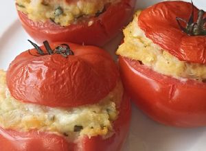 Une photo de Tomates farcies à la brandade de morue toute prête 😉