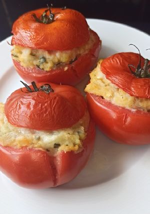 Une photo de Tomates farcies à la brandade de morue toute prête 😉