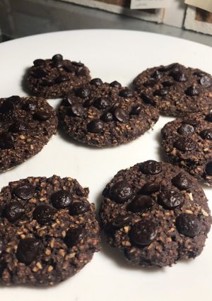 Una foto de Cookies de avena y chocolate