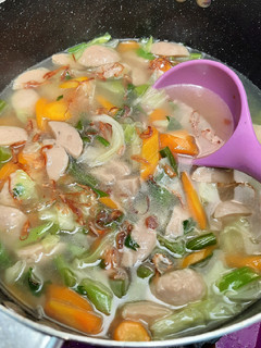 Foto resep Sayur Sop Bakso Kuah Bening