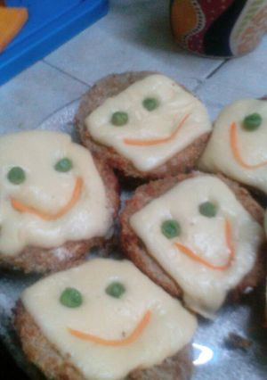 Una foto de Milanesas felices