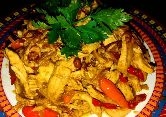 Bagaimana cara bikin Ayam gongso yang nikmat