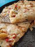 Tarta de puerro con masa con arroz