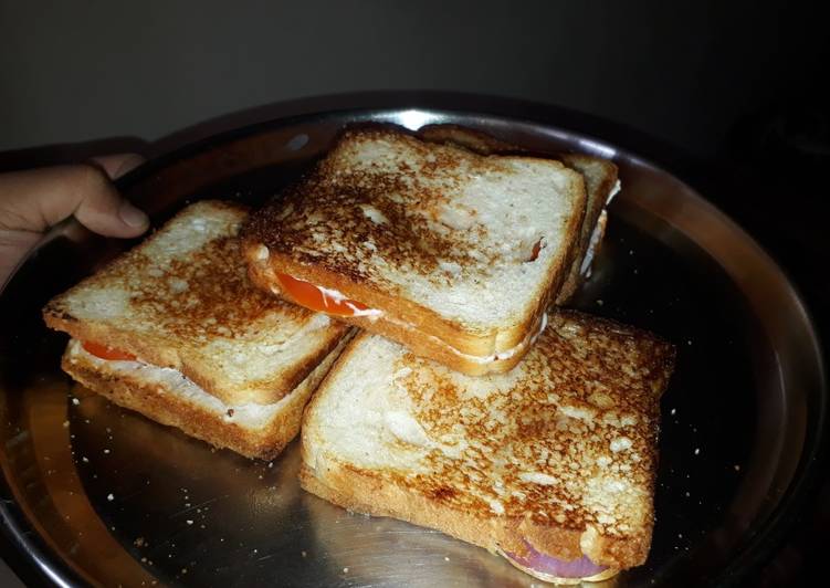 Recipe of Homemade Veg sandwich