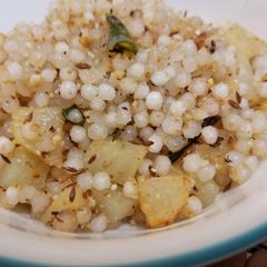 A picture of Sabudana Khichdi.