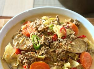 Gambar Cendawan Kukur Sayur Campur Masak Lemak Cili Api