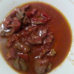 A picture of Wet fried kidney.