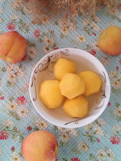 عکسی از دستور کمپوت هلو🍑🍑