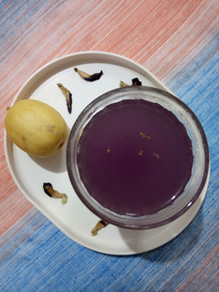 Foto resep 228) Teh Bunga Telang Lemon