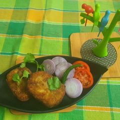A picture of Crispy Crumb Coated Bengali Fried Fish.