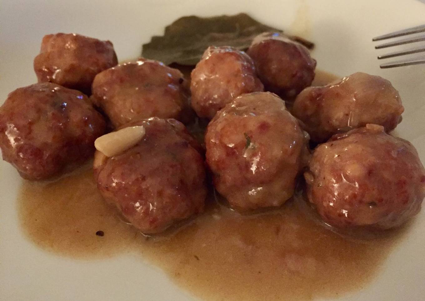 Albóndigas con salsa de cerveza