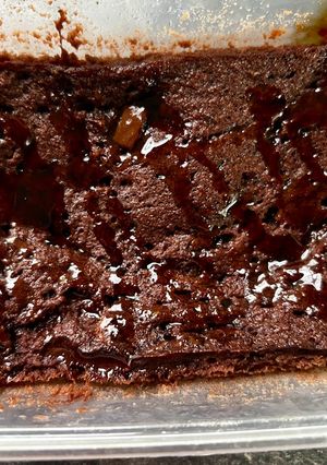 Almás proteines brownie recept fotója