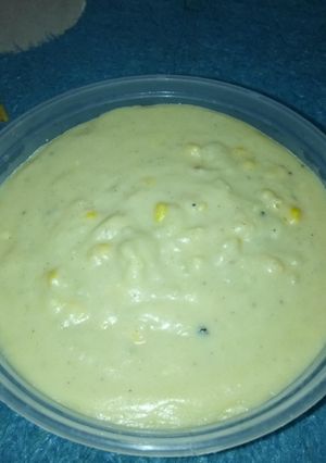 Foto resep Cream soup kentang jagung anak kost