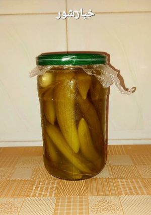 عکسی از دستور خیار شور خییییلی خوشمزه🥒