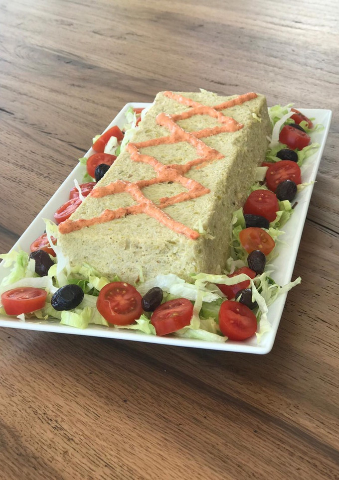 Una foto de Pastel de puerros