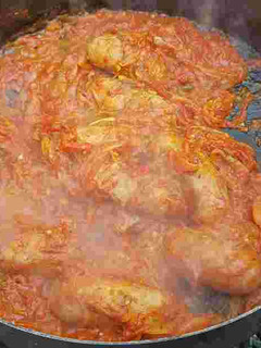 Una foto de Chorizos a la pomarola en el disco!