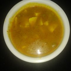 A picture of Matar paneer.