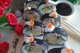 Resep Sushi Norimaki Rolls (Crab Stick) yang Lezat