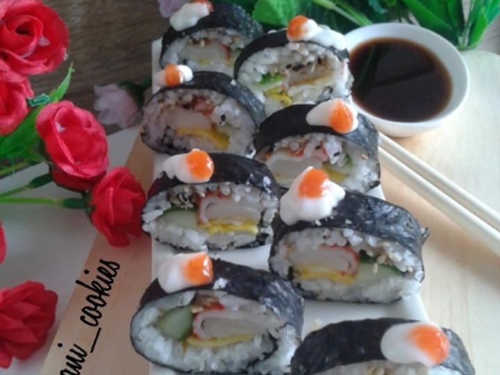 Resep Sushi Norimaki Rolls (Crab Stick) yang Lezat